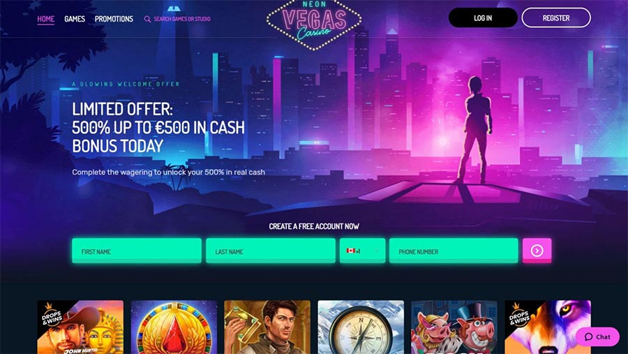 Neon Vegas Casino Online Polska